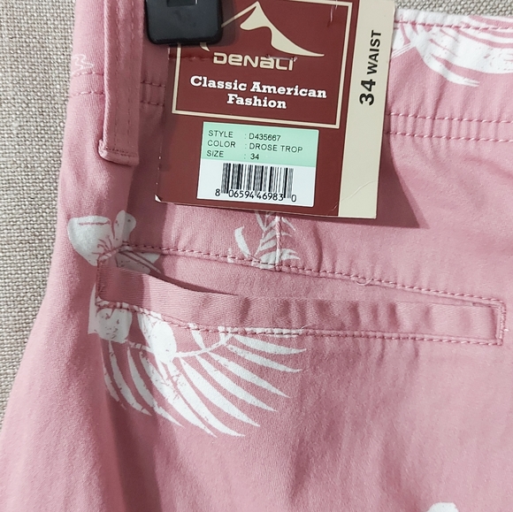 Denali shorts size 34 color pink and White - Picture 5 of 7